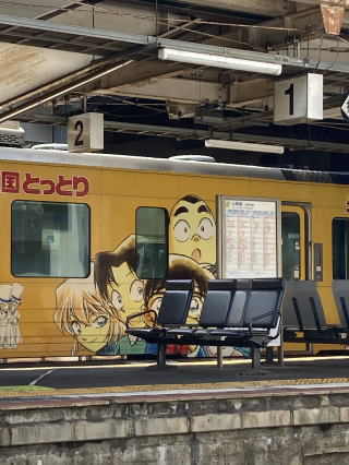 コナンのラッピング列車