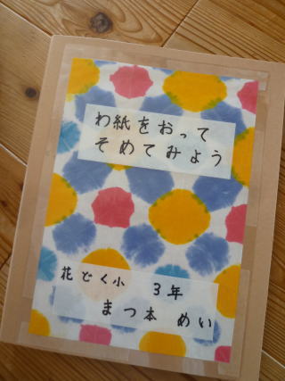 自由研究・折り染